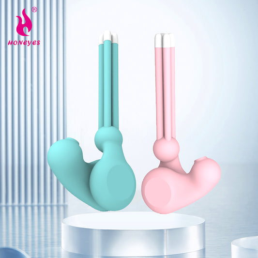 2-in-1 Detachable Suction Vibrator With 4 Bendable Sticks