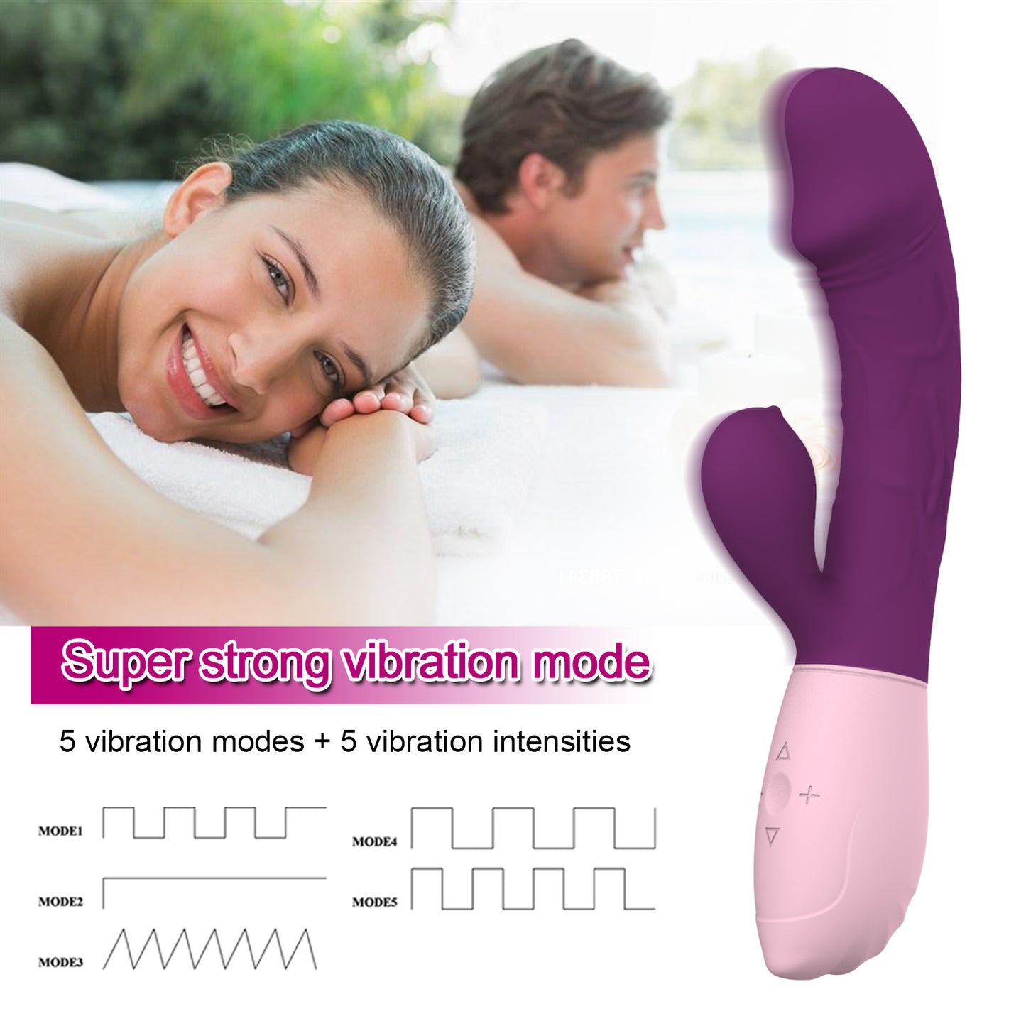 Dual Vibration G-Spot Orgasm Masturbator