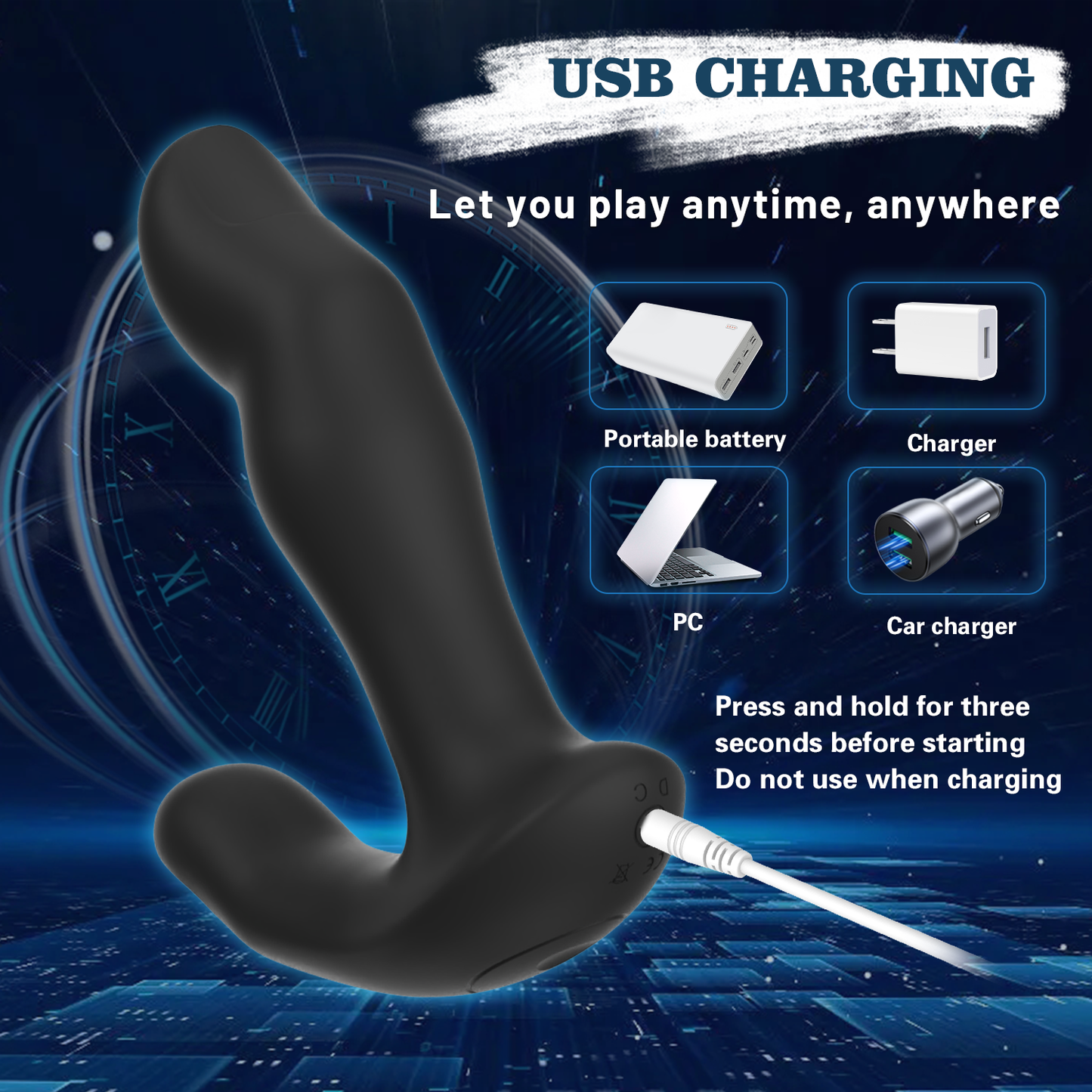 Vibrating anal plug