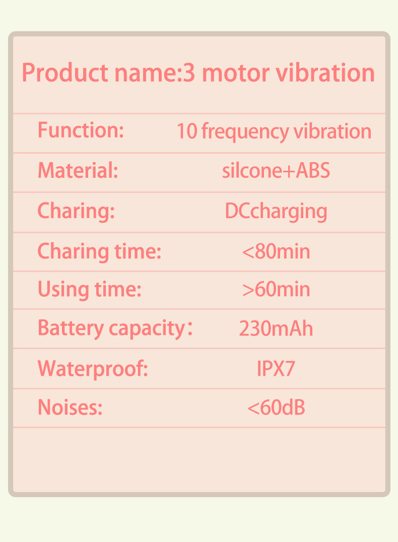 Three Motors Vibrator